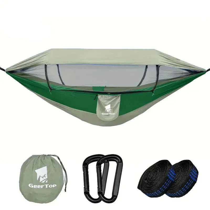 GeerTop Outdoor - GEERTOP 1-2 Person Mosquito Proof Camping Hammock