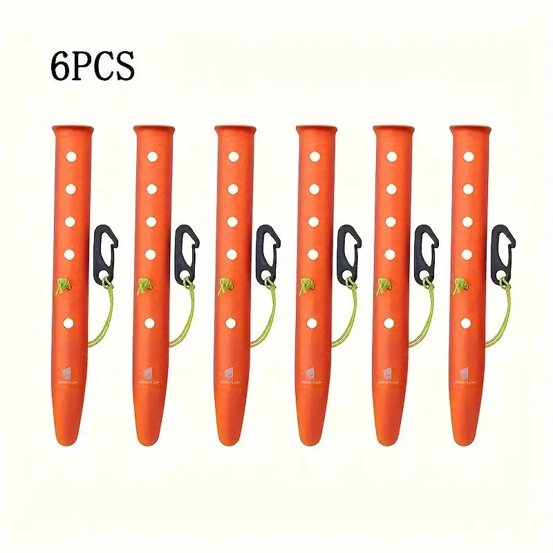 GEERTOP 6-Piece Aluminum Tent Stakes