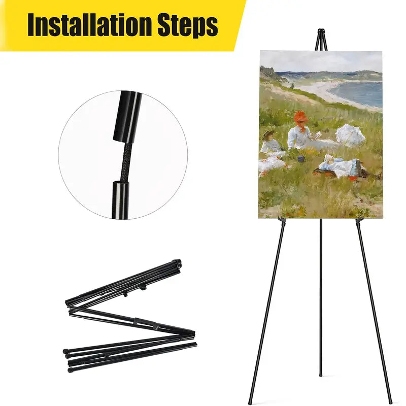 GEERTOP 63" Metal Adjustable Art Easel