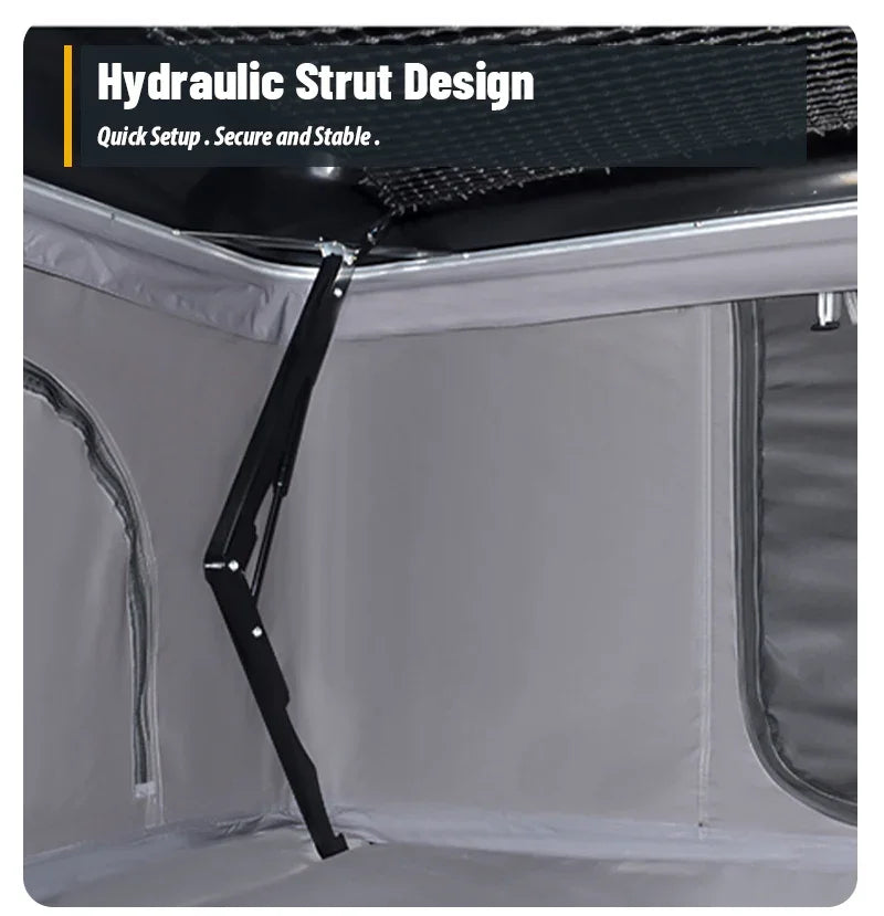 GeerTop Outdoor - HORIZO 1.0 | Geertop 1-2 Person ABS Hard Shell Rooftop Tents