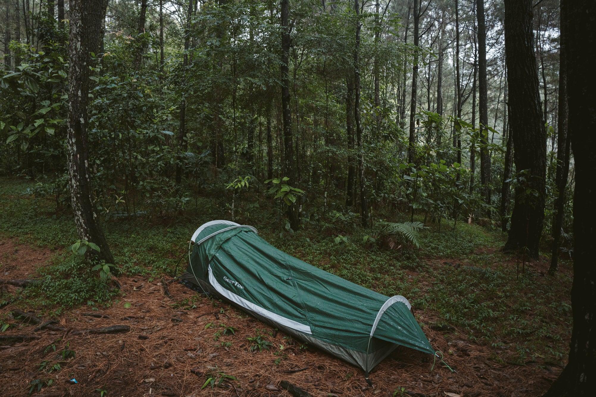 GEERTOP BivyII 1 Person 3 Season Green Ultralight Tent