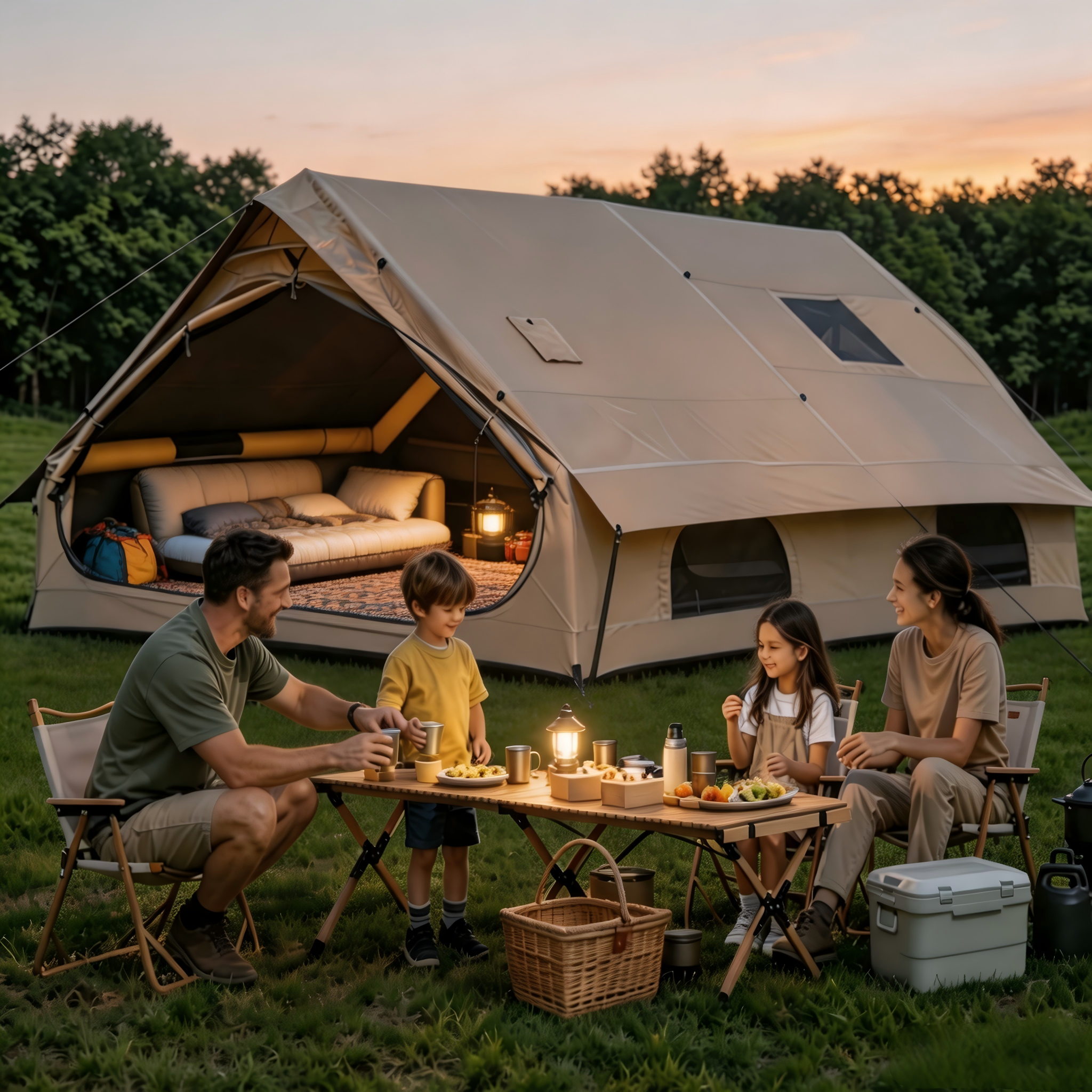 GeerTop Galaxy Max 8 - 12 Person Plus Size Inflatable Tent
