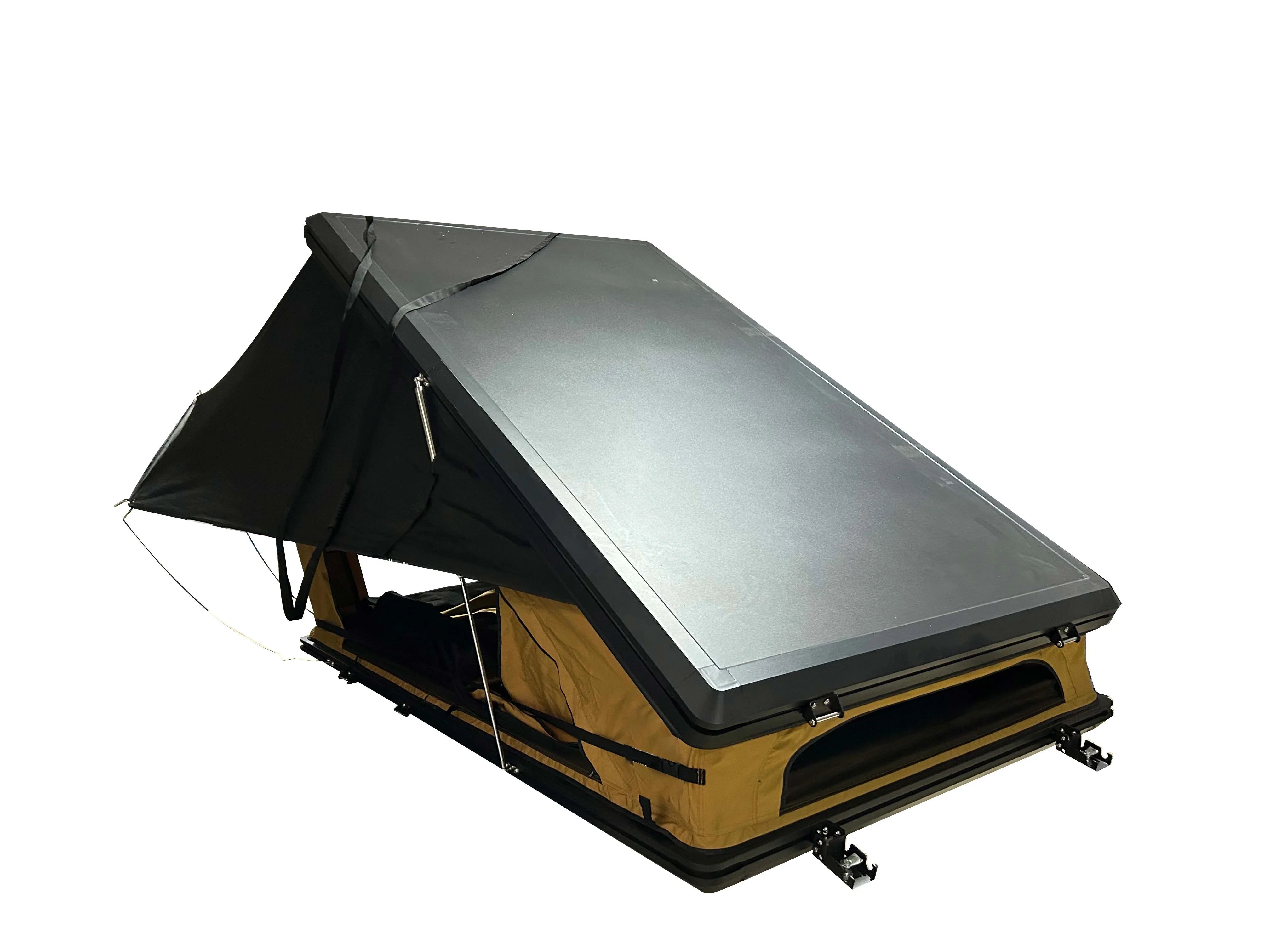 GeerTop Outdoor - NEXAR | GeerTop 2-3 Person Aluminum Portable Trailer Camper RoofTop Tent