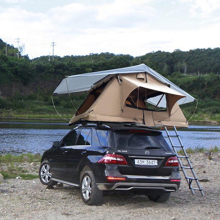 GeerTop Outdoor - BANDI | GeerTop 2 Person Waterproof Fold Out Soft Shell Rooftop Tent