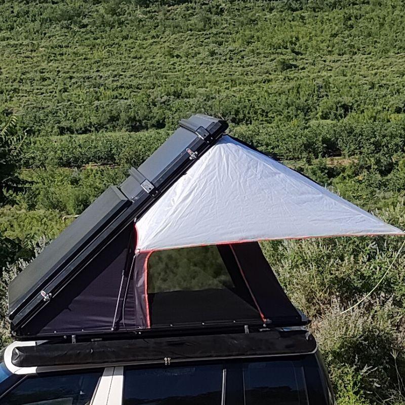 GeerTop Outdoor - QUASAR | GeerTop 2-3 Person Aluminum Material Shell Straight Rooftop Car Tent