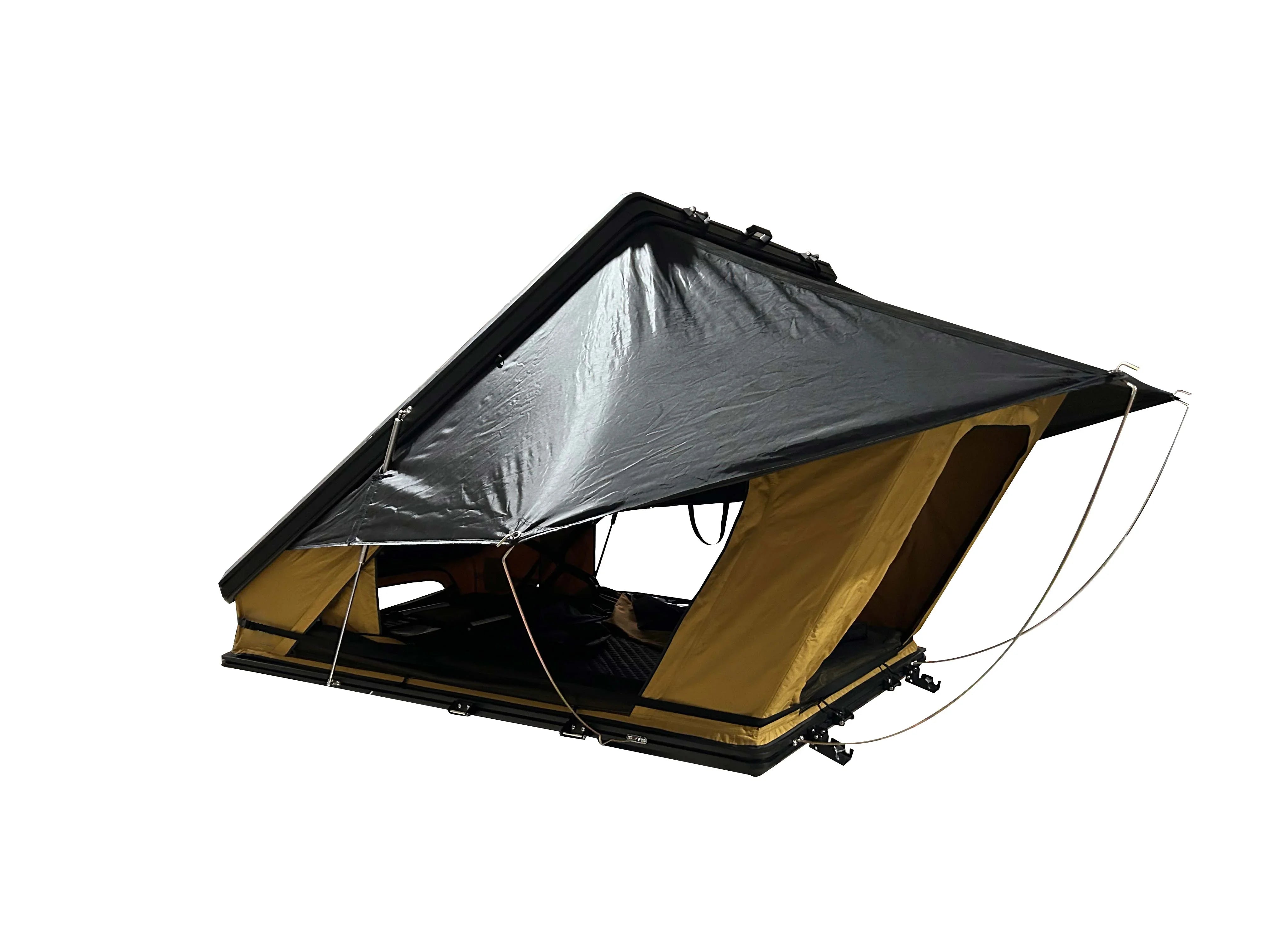 GeerTop Outdoor - NEXAR | GeerTop 2-3 Person Aluminum Portable Trailer Camper RoofTop Tent