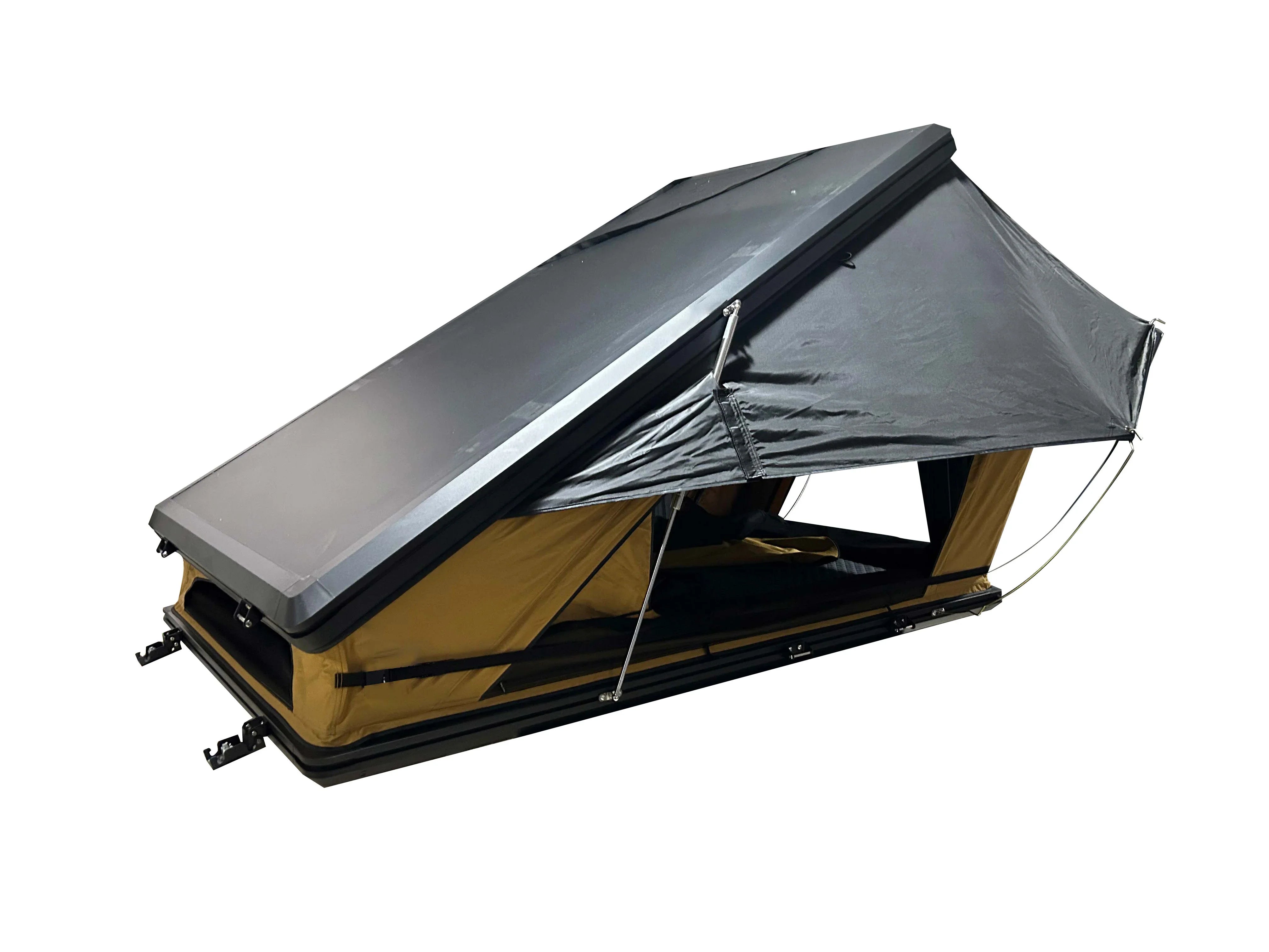 GeerTop Outdoor - NEXAR | GeerTop 2-3 Person Aluminum Portable Trailer Camper RoofTop Tent