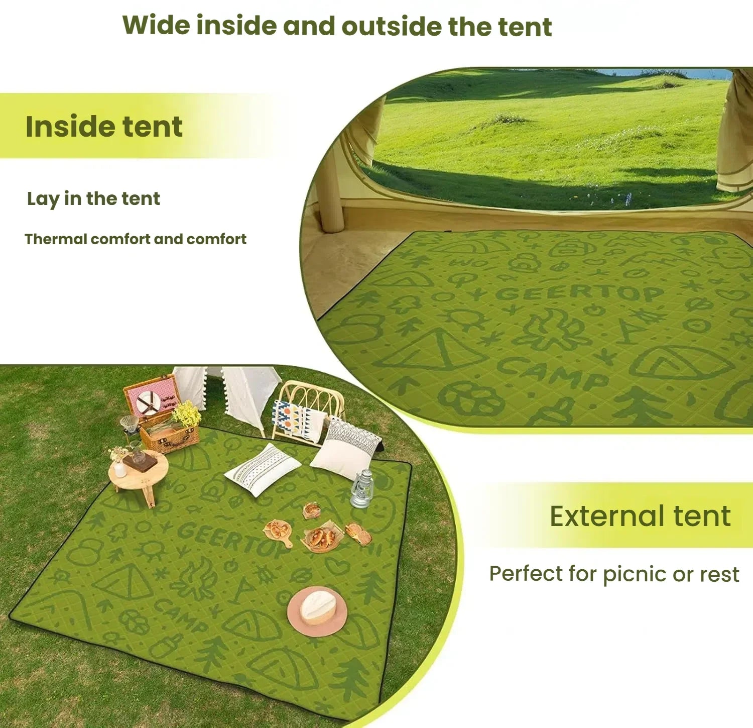 Geertop Graffiti Leisure Camping Mat