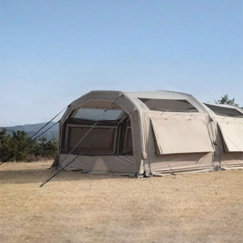 Inflatable Tunnel Camping Tent Waterproof Double Layer Outdoor Shelter YT-D24