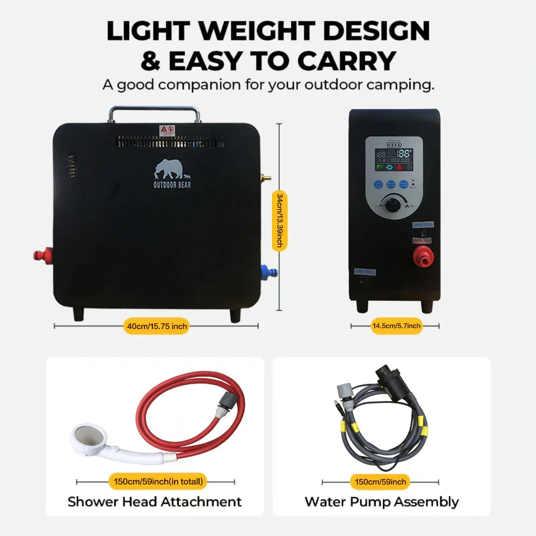 Camping Outdoor Portable Water Heater
