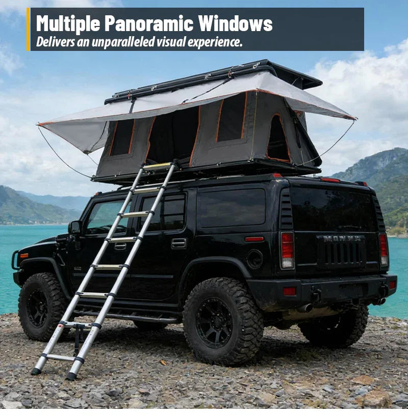 GeerTop Outdoor - SUMMIT | 3-4 Person Aluminum SUV Truck Rooftop Tents