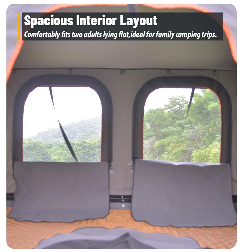 GeerTop Outdoor - SUMMIT | 3-4 Person Aluminum SUV Truck Rooftop Tents