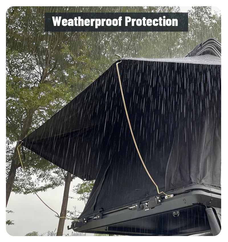 GeerTop Outdoor - ZENITH | 3-4 Person Aluminum Hard Shell Rooftop Tent