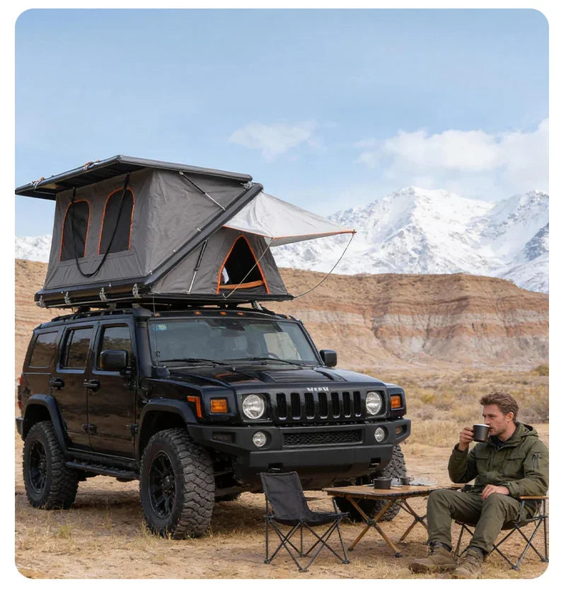 GeerTop Outdoor - SUMMIT | 3-4 Person Aluminum SUV Truck Rooftop Tents