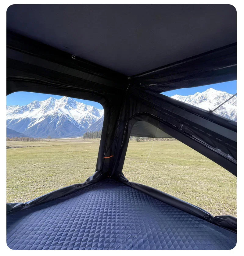 GeerTop Outdoor - ZENITH | 3-4 Person Aluminum Hard Shell Rooftop Tent