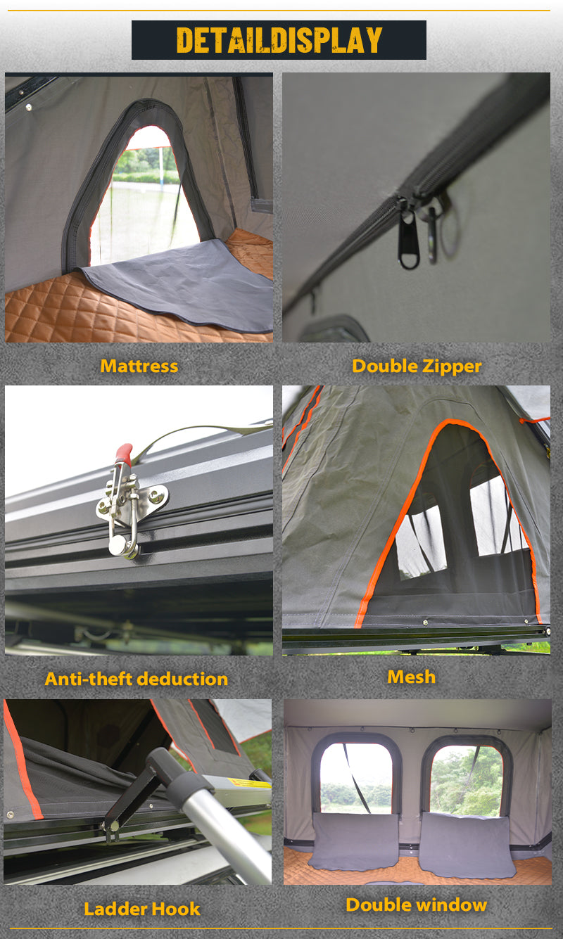 SUMMIT | 3-4 Person Aluminum SUV Truck Rooftop Tents