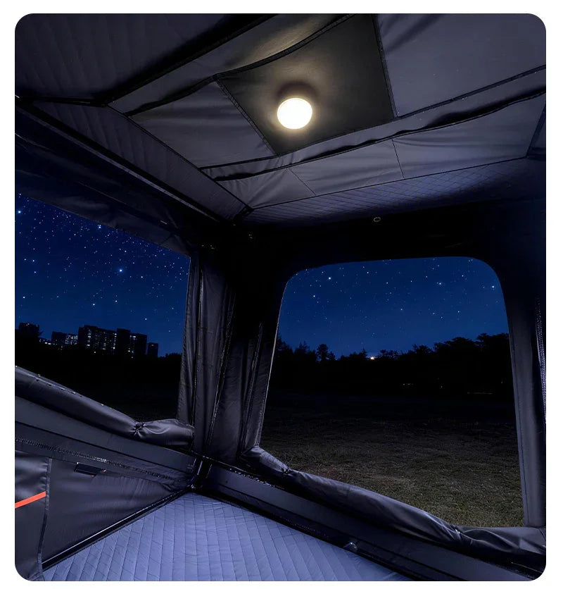GeerTop Outdoor - ZENITH | 3-4 Person Aluminum Hard Shell Rooftop Tent