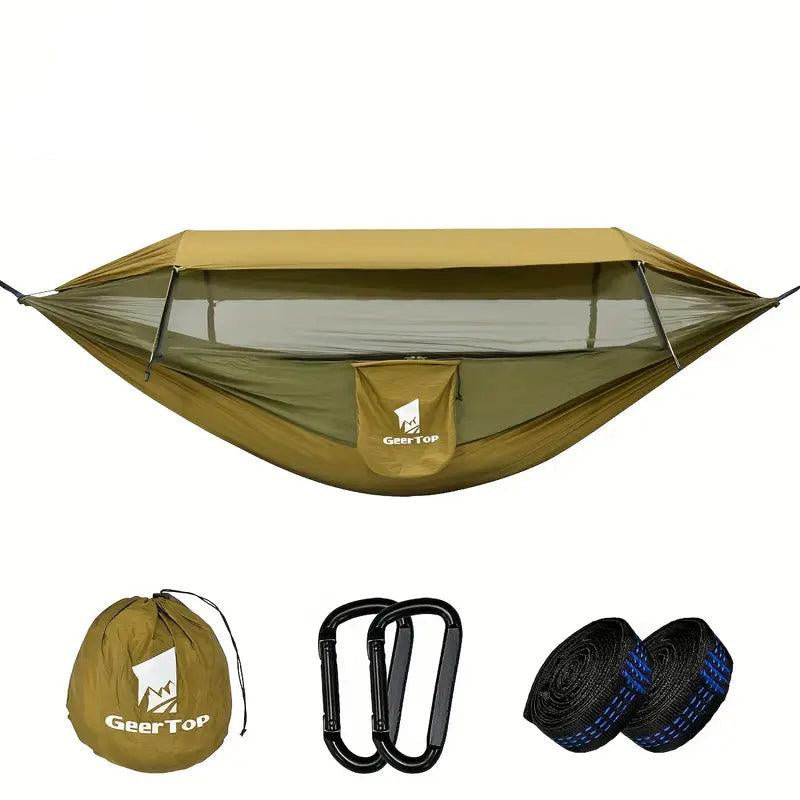 GeerTop Outdoor - GEERTOP 1-2 Person Mosquito Proof Camping Hammock