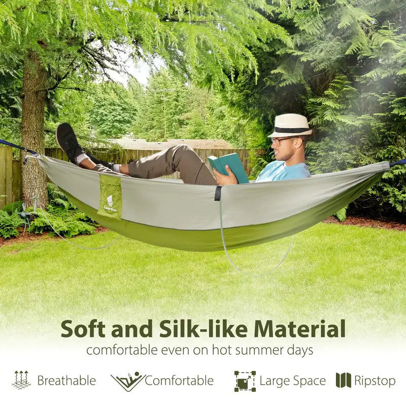 GEERTOP Portable Lightweight Nylon Hammock