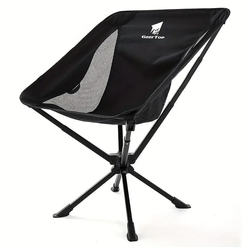 GeerTop Rotating Camp Chair - 300lb Capacity