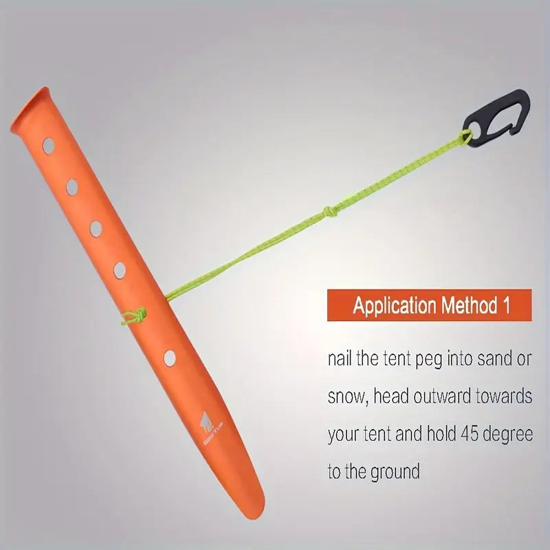 GEERTOP 6-Piece Aluminum Tent Stakes