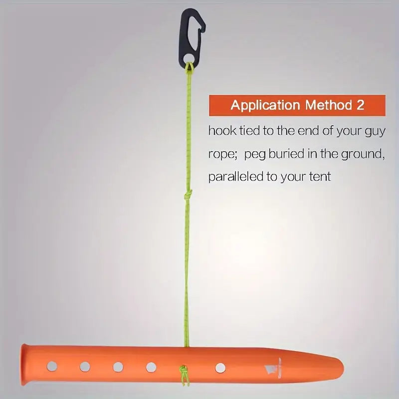 GEERTOP 6-Piece Aluminum Tent Stakes