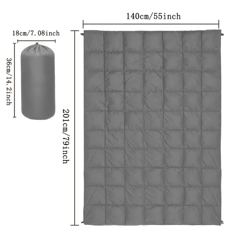 GeerTop All-Season Waffle Camping Blanket