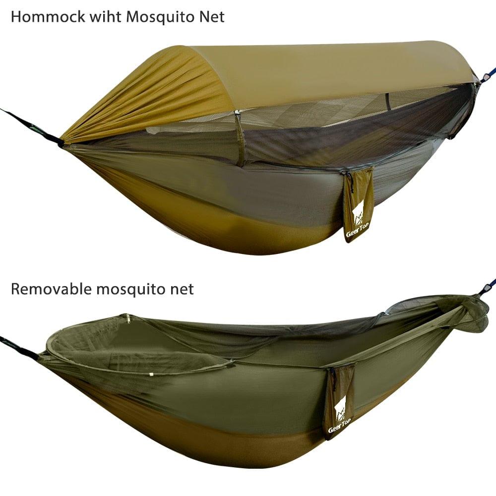 GeerTop Outdoor - GEERTOP 1-2 Person Mosquito Proof Camping Hammock