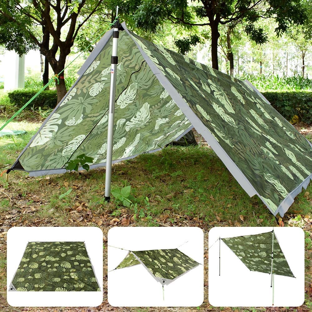 GeerTop Outdoor Store Tarp Waterproof Tent Groundsheet Hammock Sunshade Camping Mat