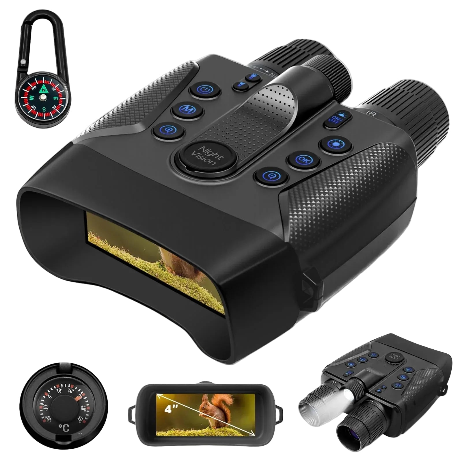 GeerTop Outdoor - GEERTOP Pro 4K Night Vision Binoculars