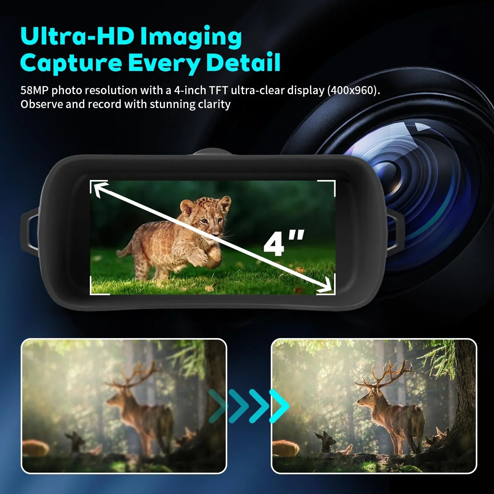 GEERTOP Pro 4K Night Vision Binoculars