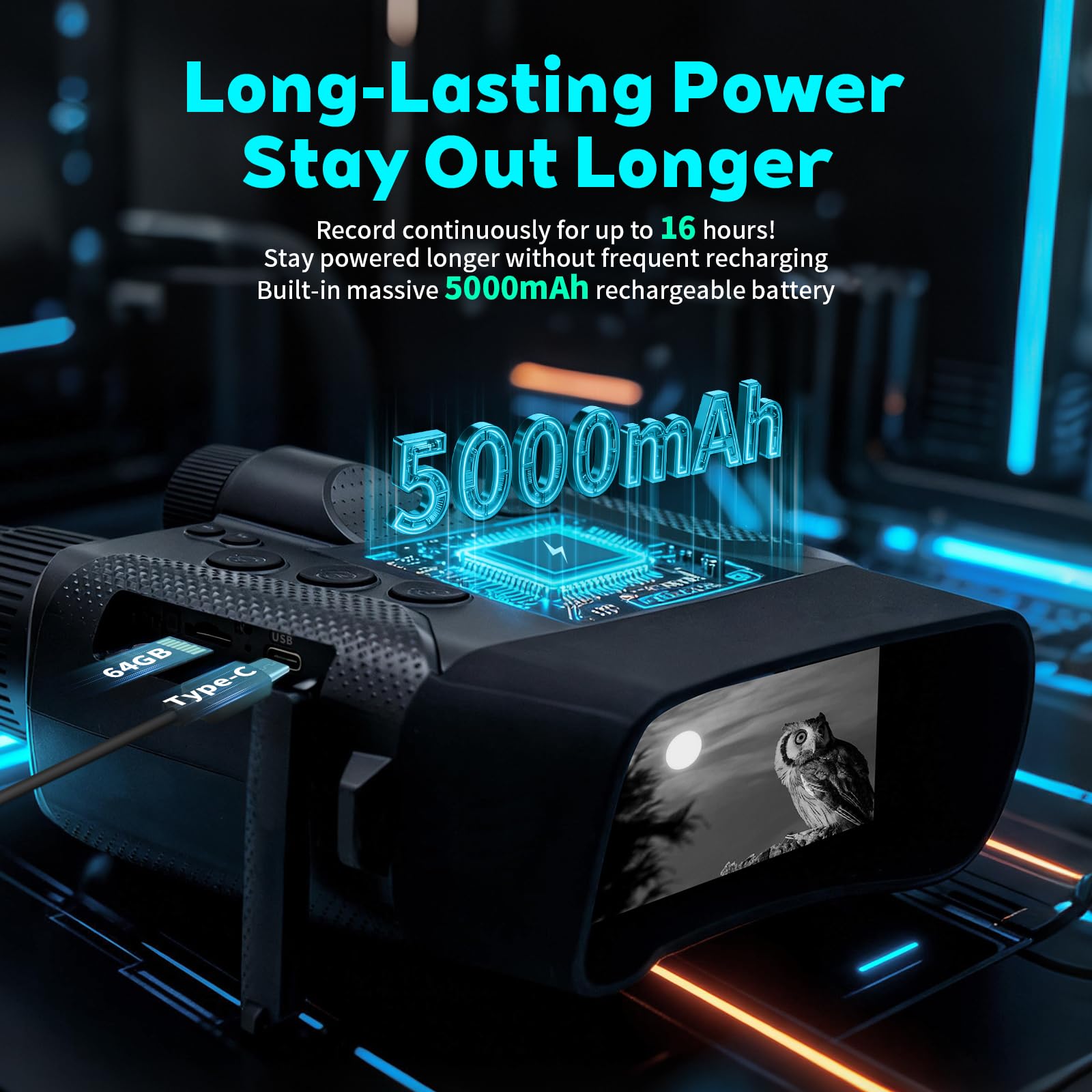 GEERTOP Pro 4K Night Vision Binoculars