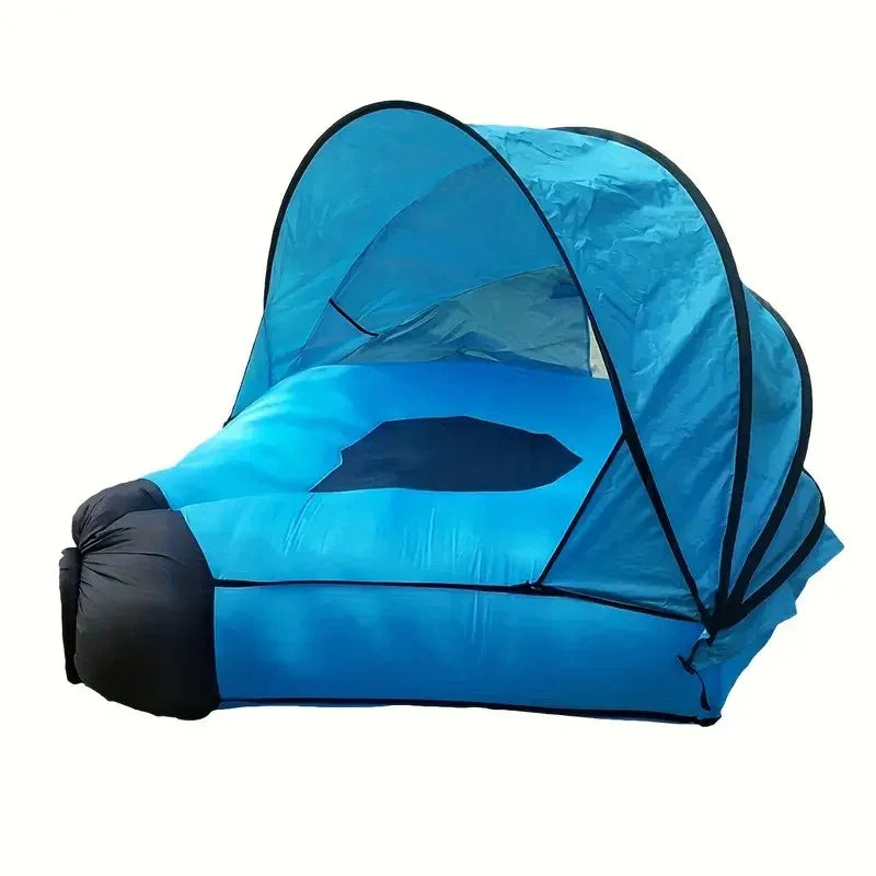 inflatable beach tent Purple GEERTOP Portable Inflatable Canopy Beach Sofa
