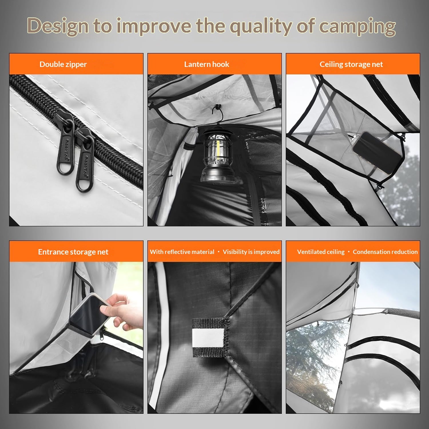 Toproad2 2 Person 4 Season Backpacking Tent - Darkroom Blackout Version