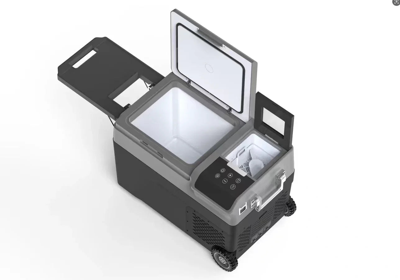 2-in-1 Portable Outdoor Fridge With Ice Maker: Beat Summer Heat Anywhere
