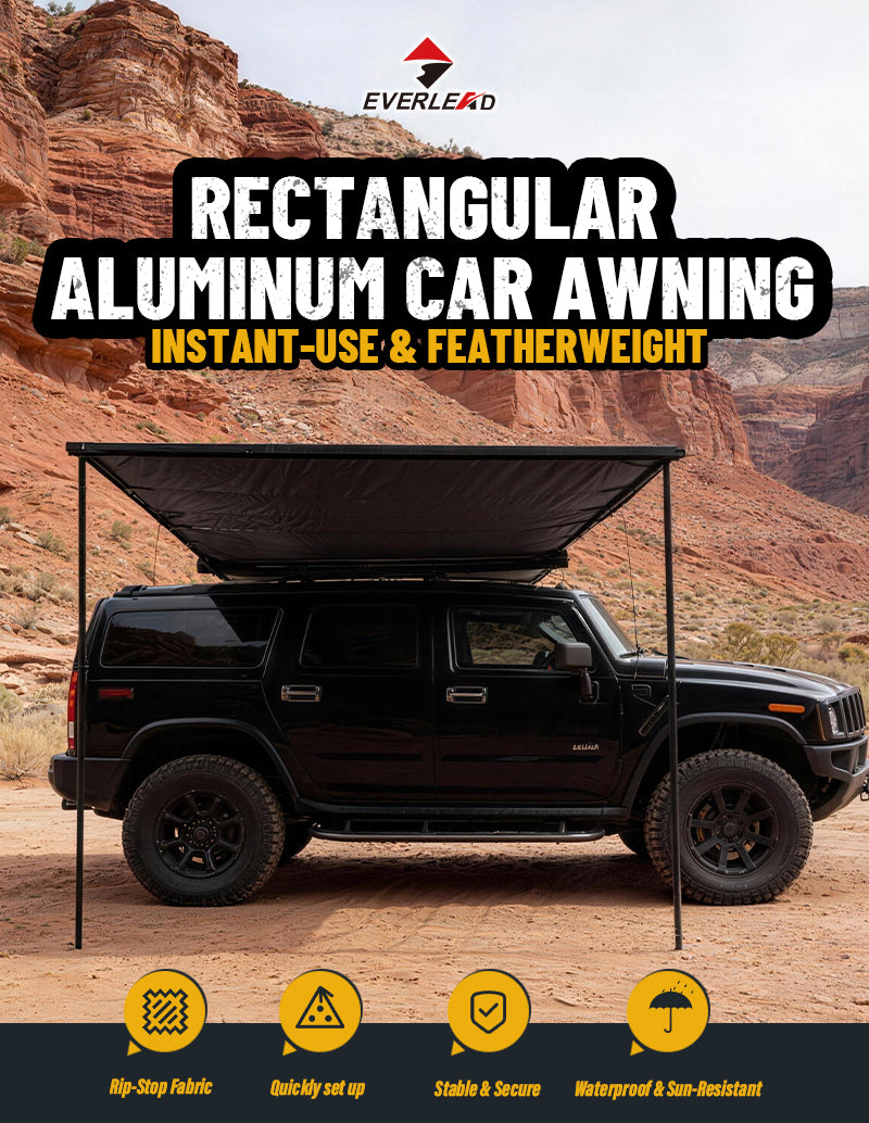 ARMOR | GeerTop Aluminum Hardshell Retractable Car Awning
