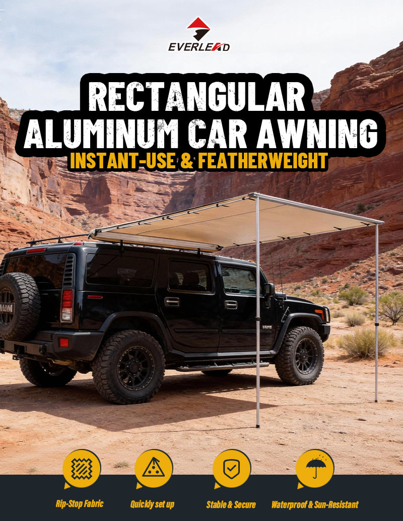 NOVA | GeerTop 4×4 Aluminum Universal Retractable Car Side Awning
