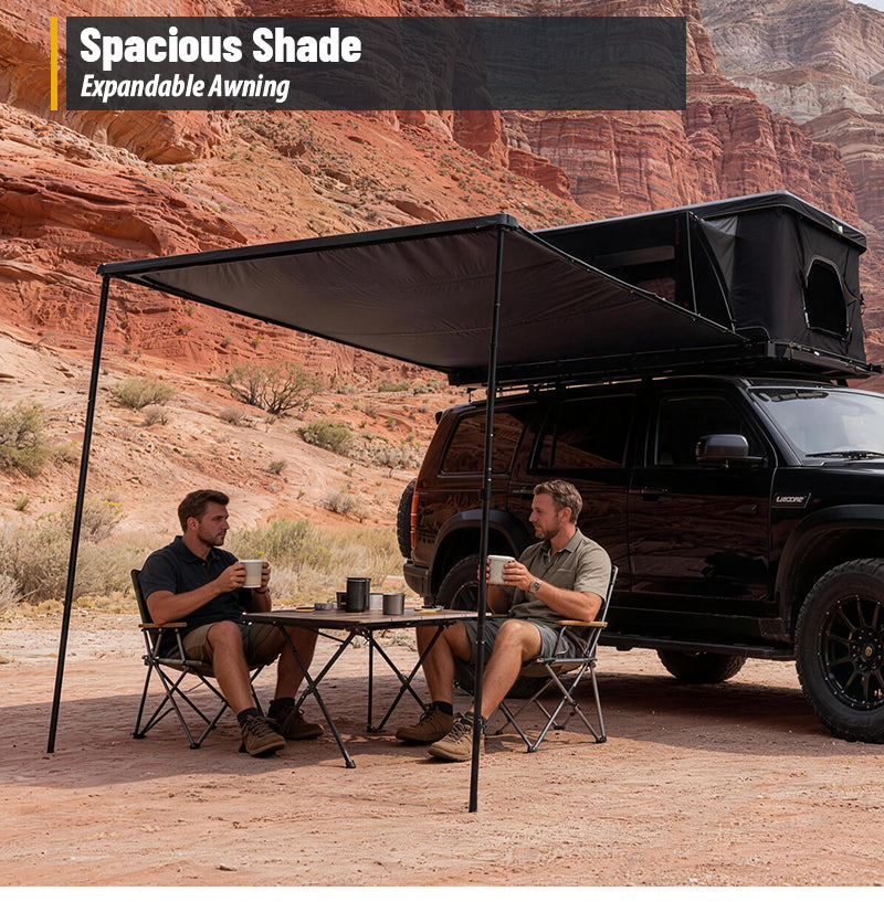 ARMOR | GeerTop Aluminum Hardshell Retractable Car Awning