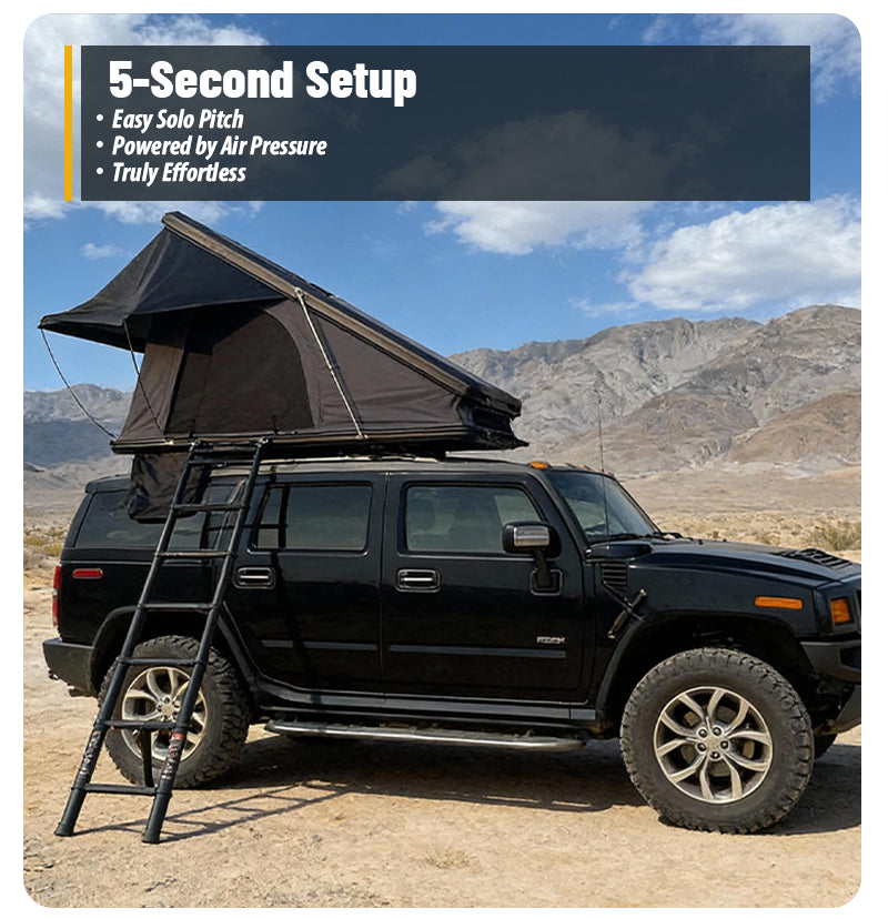 RAMBLER | GeerTop Aluminium Triangle Hard Shell Rooftop Tent