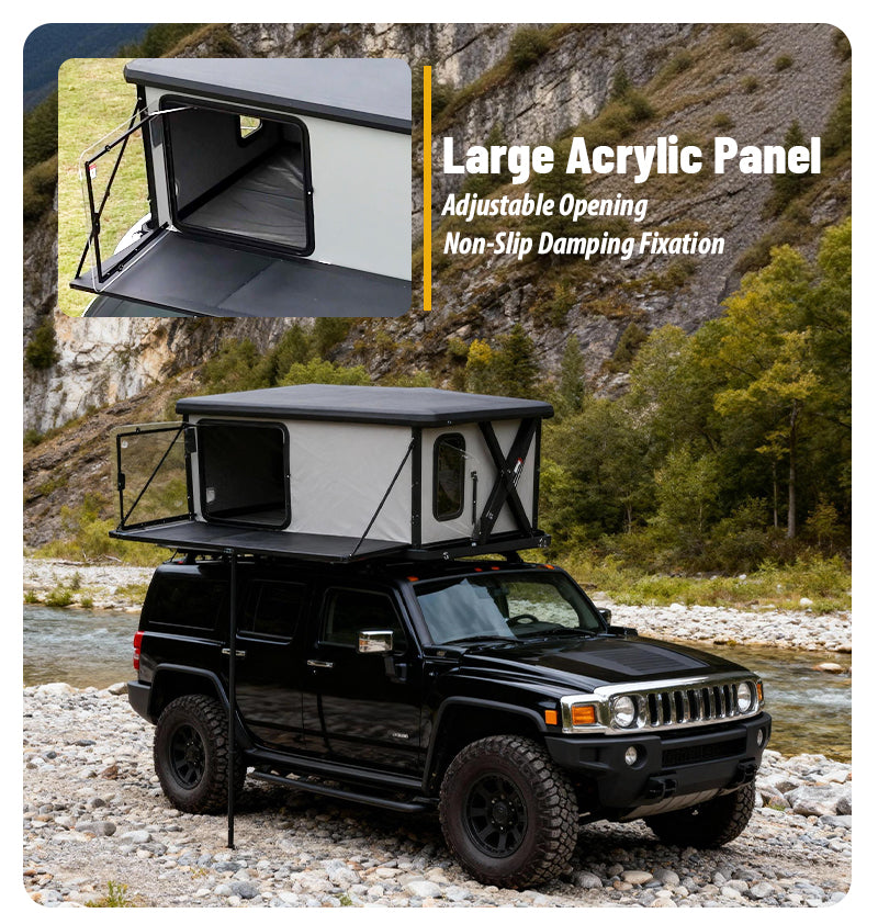 QUANTIS | GeerTop Electric Automatic Hard Shell Rooftop Tent (Remote Control)