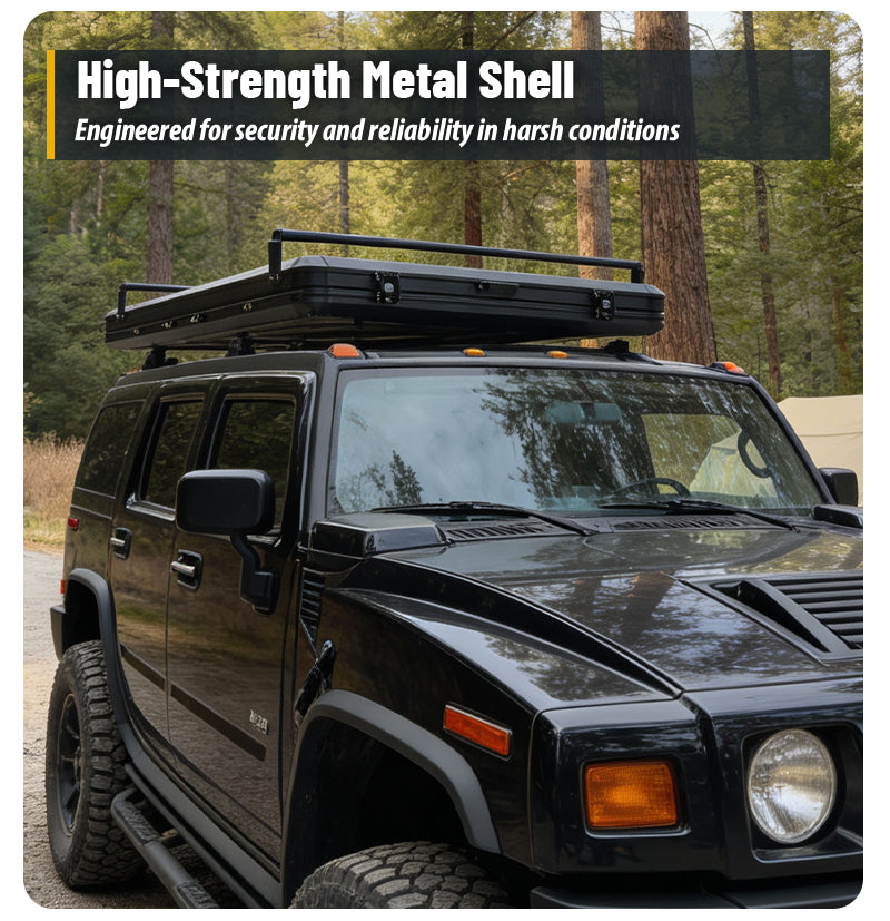 RAMBLER | GeerTop Aluminium Triangle Hard Shell Rooftop Tent