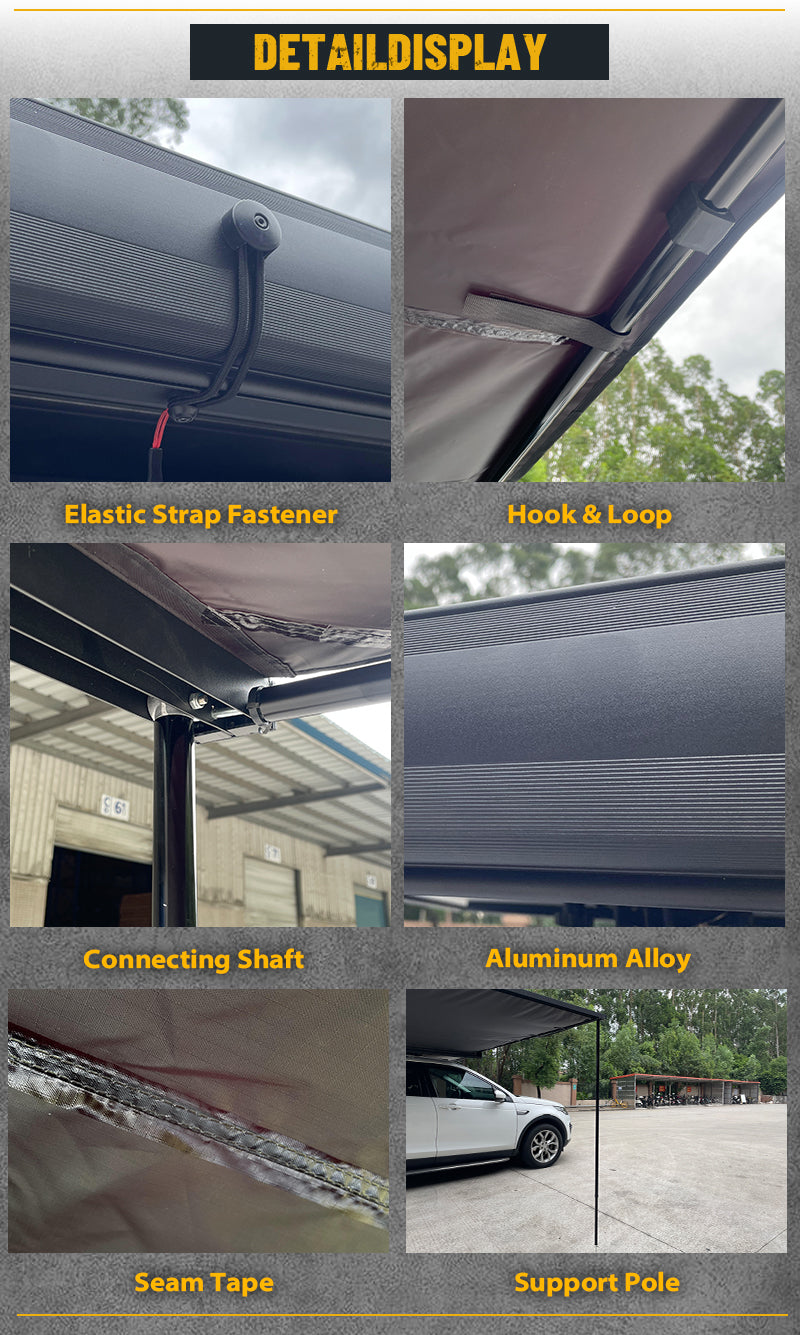ARMOR | GeerTop Aluminum Hardshell Retractable Car Awning