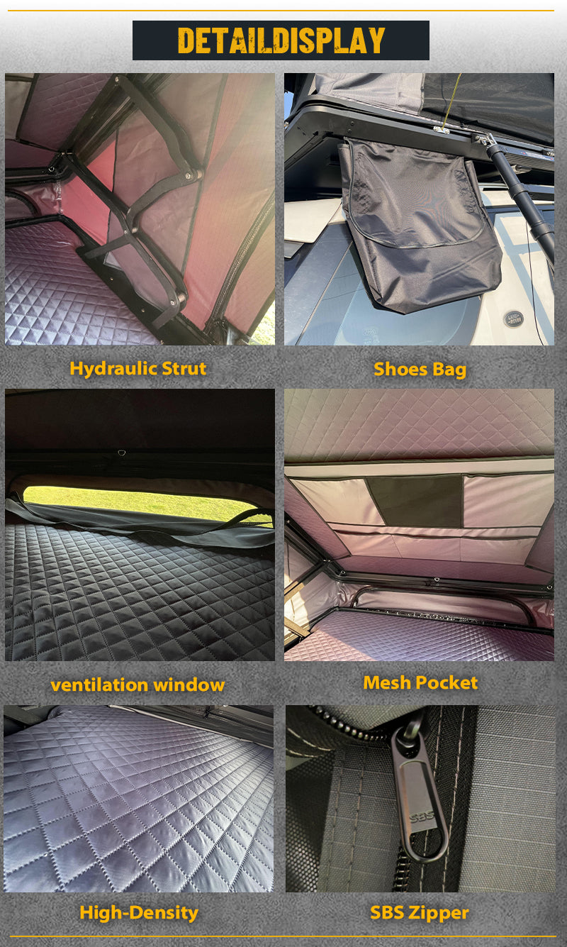 RAMBLER | GeerTop Aluminium Triangle Hard Shell Rooftop Tent