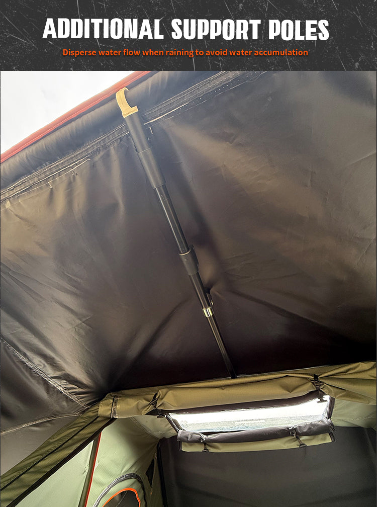 3-4 Person Instant X-Frame Fold ABS RoofTop Tent