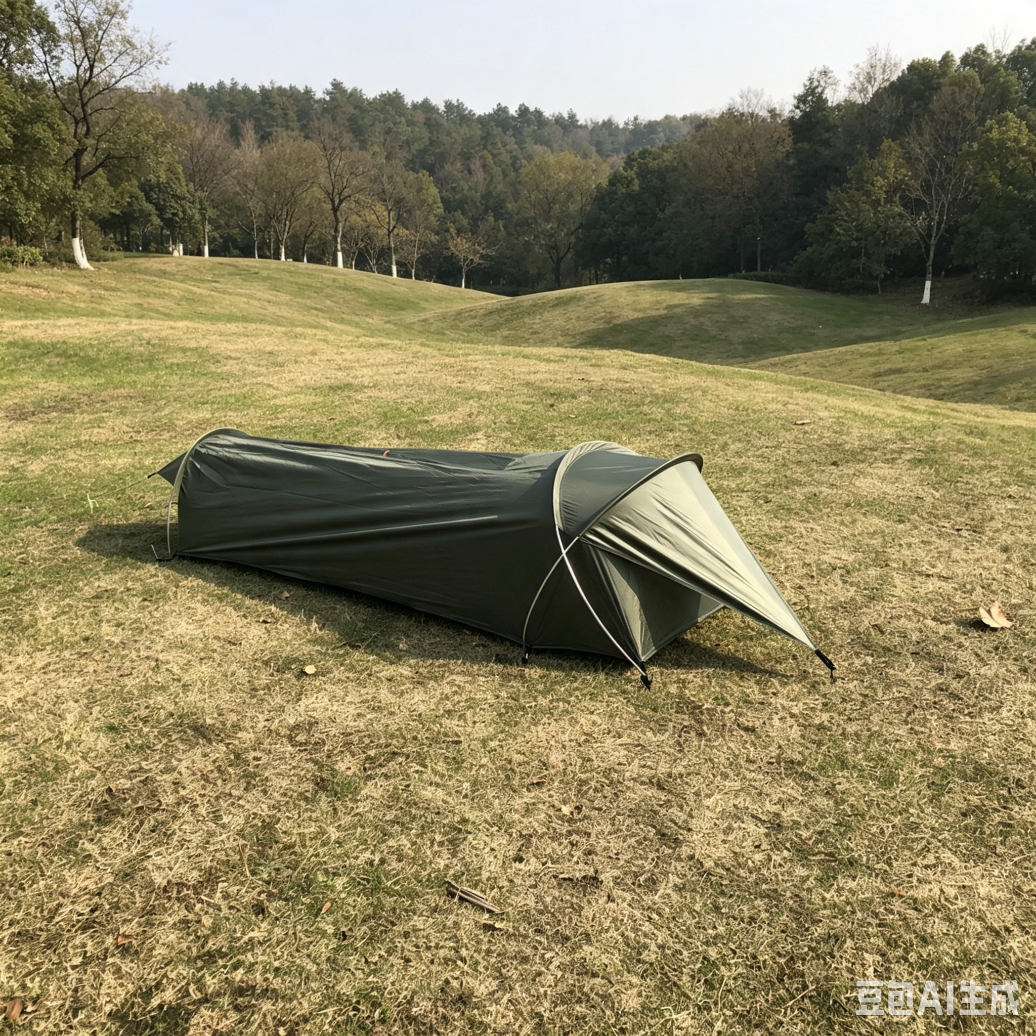 1 Person 3 Season Green Ultralight Backpacking Tent