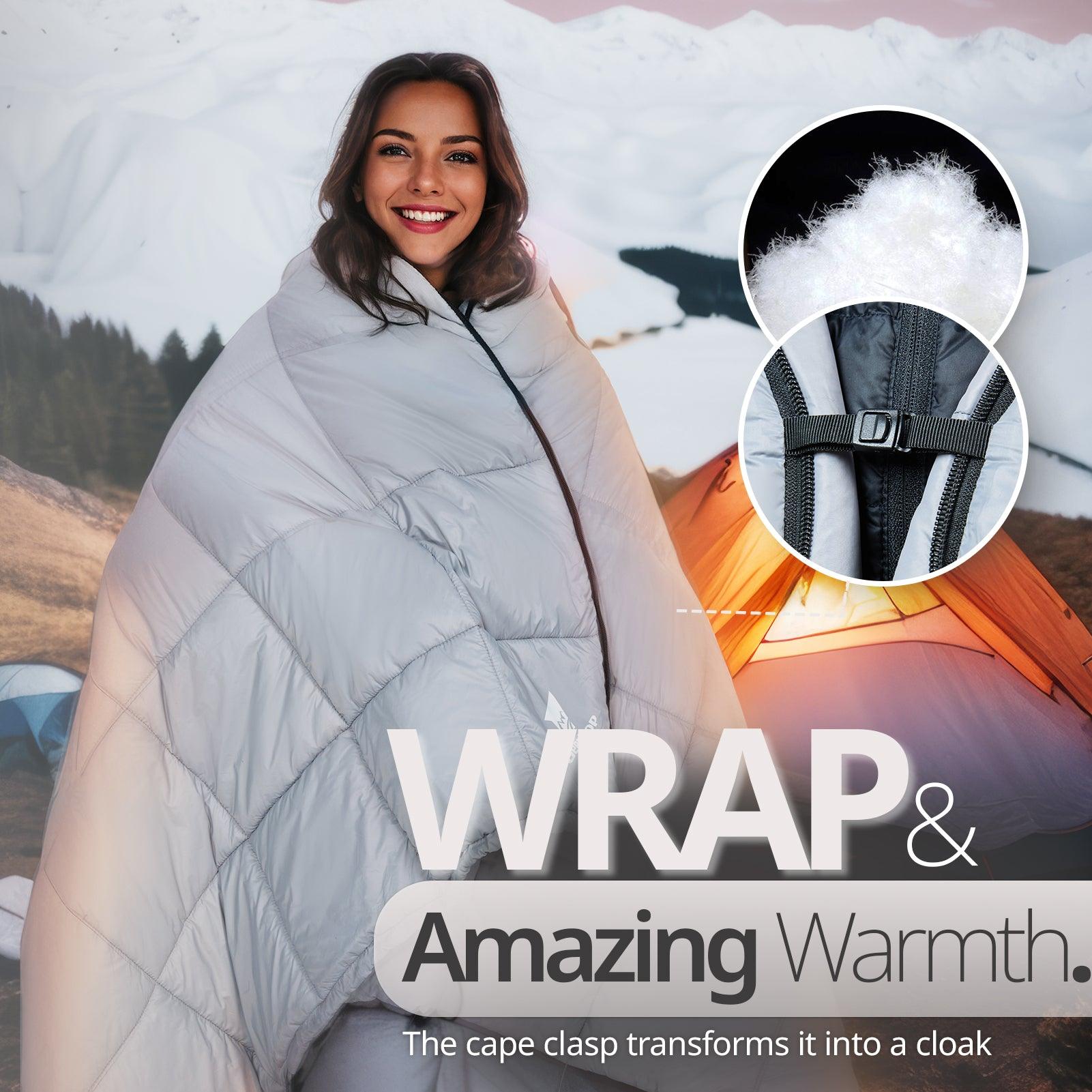 GEERTOP 4 Season Waterproof Windproof Camping Blanket Sleeping Bag - GeerTop Outdoor