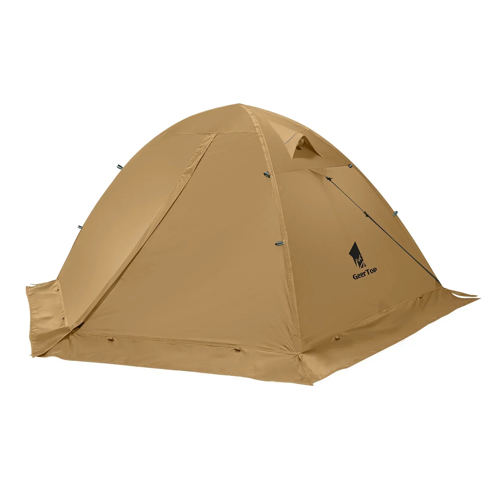 GEERTOP Toproad2 2 Person 4 Season Backpacking Tent - Khaki - GeerTop Outdoor