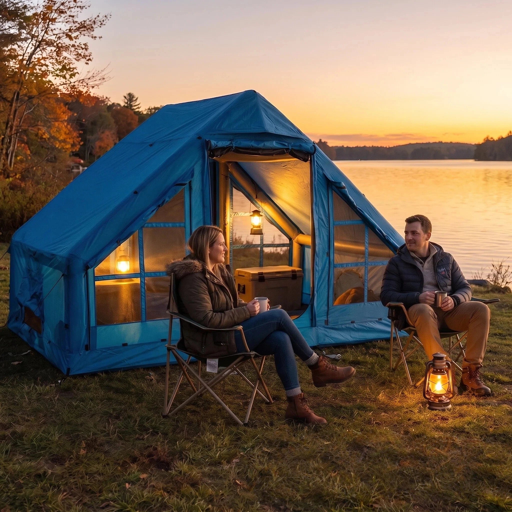 GEERTOP 4-6 Person Inflatable Tent House