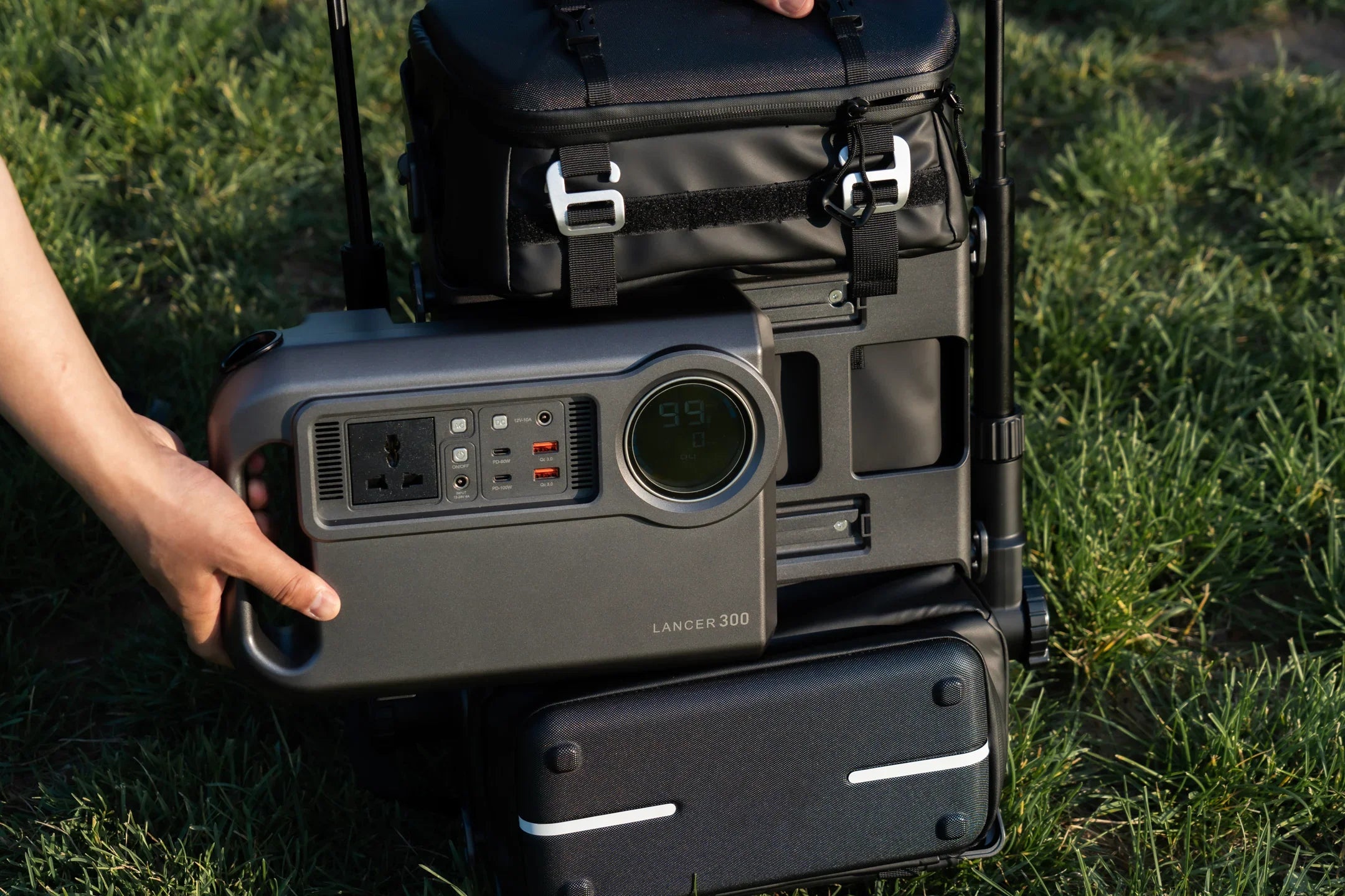 Modular Outdoor Backpack with Power and Magic Arm