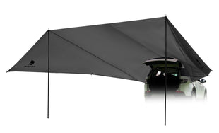 GEERTOP Plus Size Shelter Car Awning Camping Tarp - Camouflage